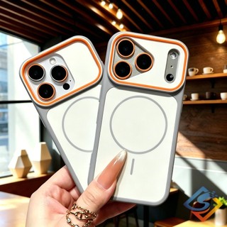 Ốp Điện Thoại Từ Tính Mờ Sang Trọng Cho IPhone 17 Pro Max 12 13 14 15 16 Pro Max 11 Vỏ Khung Mềm Vỏ Chống Sốc