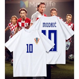 Áo Bóng Đá Cotton Số 10 Luka Modric Cho Giải FIFA World Cup Thứ 23 Năm 2026