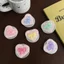 Popsocket Hồng Kim Cương Nơ Họa Tiết Nam Châm Có Thể Gập Lại Giá Đỡ Điện Thoại Nam Châm