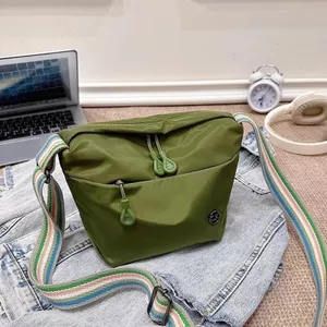 Túi Messenger Nữ Phong Cách Mới Đường Phong Cách Tuyệt Đẹp Thời Trang Hợp Thời Trang Phù Hợp Với Tất Cả Trận Đấu Túi Vải Nhẹ Một Vai Ba Lô Nhỏ Túi Bánh Bao