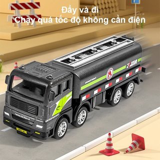 Hợp Kim Cần Cẩu Xe Tải Đồ Chơi Quán Tính Đổ Xe Tải Abs Nhựa Trẻ Em Xây Dựng Playset