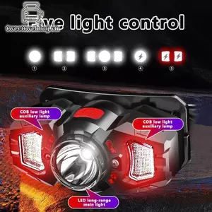 Đèn pha LED ngoài trời với cảm biến thông minh và nguồn sáng kép, chiếu sáng đến 15 giờ - lý tưởng cho đèn câu cá