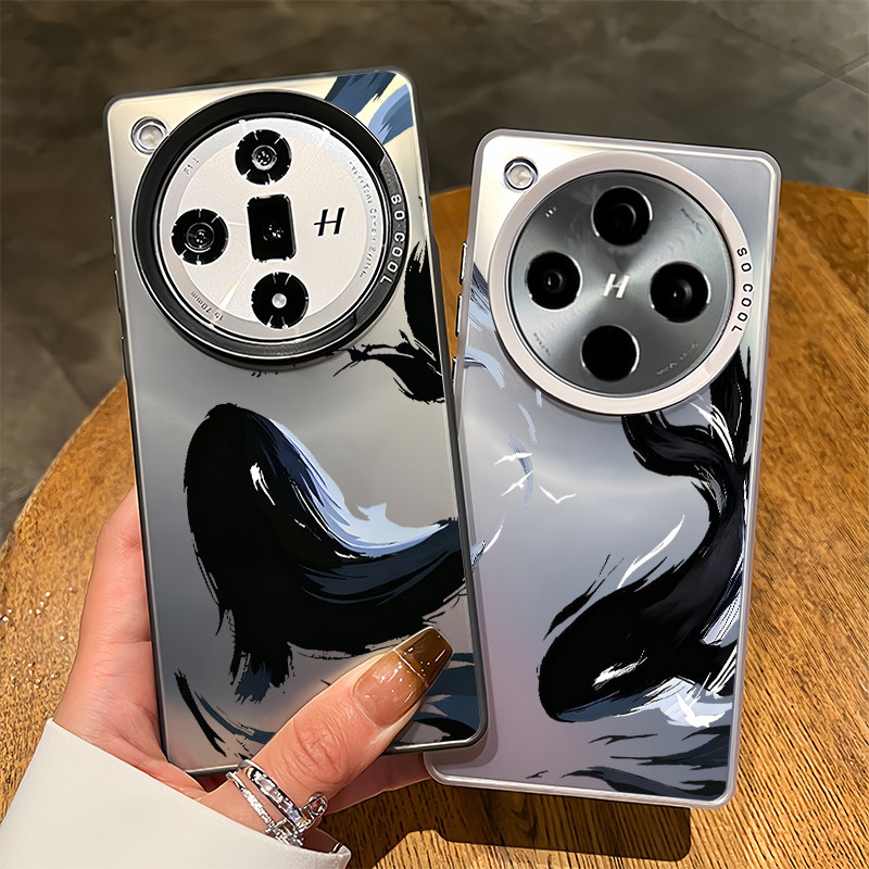 Ốp điện thoại cứng “Ink Whale ” Micro Matte cho Oppo Find X9 Ultra X9S Pro X8 Ultra X8 Pro X8S + X7 Ultra / Vỏ Oppo chống sốc