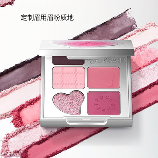 ROCK SWEET Bảng phấn mắt năm màu, bảng tạo khối, phấn má hồng, màu nâng cao