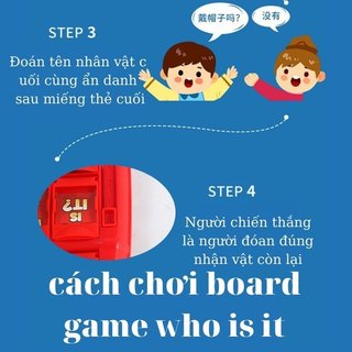 Who Is It Board Game Đoán Thẻ Trò Chơi Trí Nhớ Logic Trẻ Em Cha Mẹ Con Du Lịch Vui Nhộn