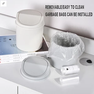 Thùng Rác Nhỏ Ống Có Nắp Mini Để Bàn Thùng Rác Rác Rác Cho Ký Túc Xá Lớp Học KTV