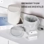 Thùng Rác Nhỏ Ống Có Nắp Mini Để Bàn Thùng Rác Rác Rác Cho Ký Túc Xá Lớp Học KTV
