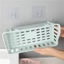 Kệ để đồ hình chữ nhật dán tường phòng tắm, nhà bếp chịu lực tốt để bàn chải đánh răng, đựng gia vị