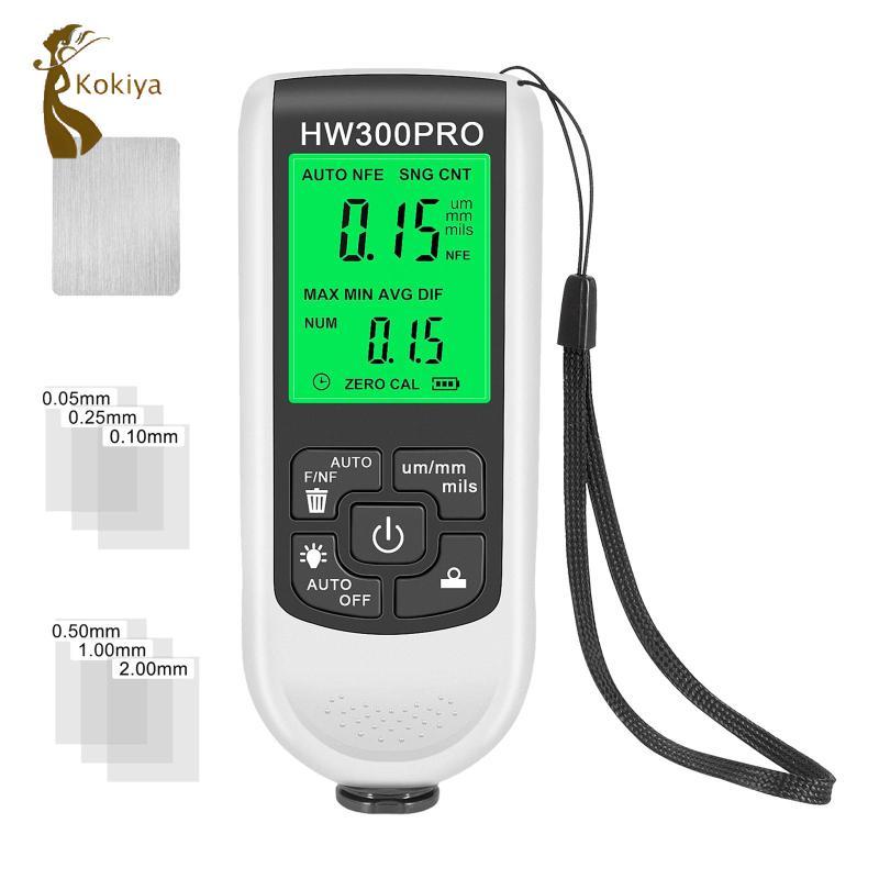 Máy đo độ dày sơn di động 0 ~ 2000Um Độ phân giải 1M Máy kiểm tra độ chính xác cao cho ô tô