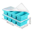 Tủ đông bằng silicon 100% Chất liệu silicon không chứa BPA cao cấp Thực phẩm Quản lý thừa hiệu quả