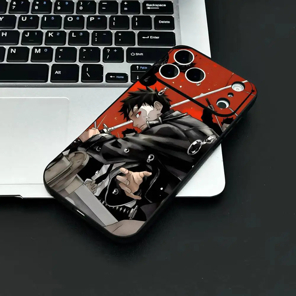 TP-3 Anime K-Kagurabachi Ốp Lưng Điện Thoại IPhone 17 16 15 14 13 12 11 Pro Max Plus Mini Đen Mờ Vỏ Mềm Funda