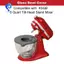 Thêm Thành Phần Mở Splash Guard Vỏ Bát Thủy Tinh Cho Máy Trộn Đầu Nghiêng K5GB 5 Quart