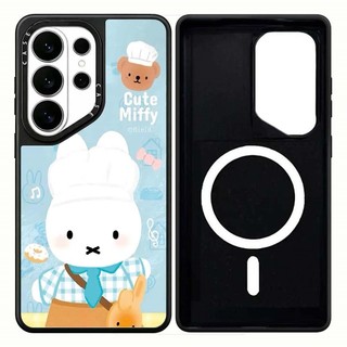Ốp lưng Phone Case cứng hình gấu đào từ tính cho Samsung Galaxy S26 25 24 23 UItra S26 25 24 23 Plus Vỏ bảo vệ chống sốc