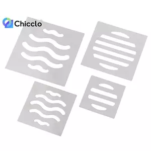 Lưới thoát nước sàn bằng thép không gỉ Lỗ thoát nước vuông Vòi hoa sen Bộ lọc bắt tóc Nút chặn nhà bếp Phòng tắm Phần cứng Đẹp