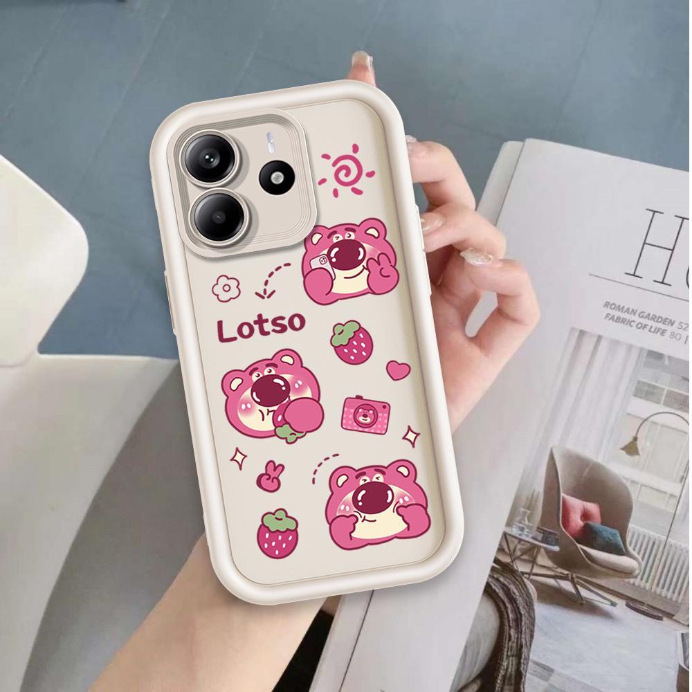 Ốp Lưng Cho Redmi Note 14 4G 5G Hoạt Hình Silicon Mềm Ốp lưng TPU Toy Story Lotso Angel Eye Ốp Lưng Chống Sốc