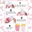 TRTR 10 Chiếc Nơ Giấy Bắp Rang Hộp Có Nơ Họa Tiết Pop Ủng Hộ Hộp Tắm Cho Bé Tiệc Điều Trị Ủng Hộ Đồ Dùng Bàn Trang Trí Đám Cưới VN