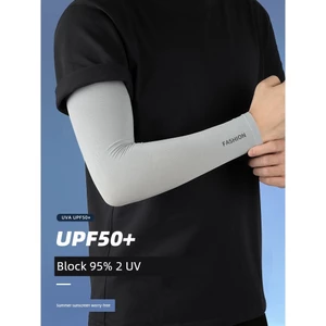 Kích Thước Lớn Tay Băng Nam Rời Chống Nắng Mùa Hè Chống Tia UV Nam Băng Lụa Găng Tay Lái Xe Tay Bảo Vệ
