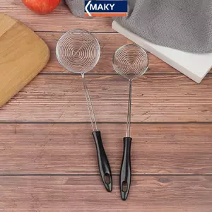 MAKY Dây Thép Không Gỉ Xả Muỗng Lẩu Xả Muỗng Xả Dầu Tràn Muỗng VN