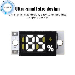 Ulovebsby Mô-đun kiểm tra điện áp pin di động cho pin 1S 2S 3S 4S Đèn báo mức chính xác Mini để giám sát nguồn điện DIY VN