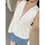 Áo Yếm Cổ V Linen, Áo Yếm Khoét Vai