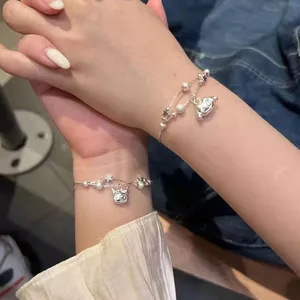 Kuromi Vòng Tay Quế Chó Hello Kitty Giai Điệu Sanrio Dễ Thương Ngọt Ngào Bạn Gái Vòng Tay Trang Sức Phù Hợp