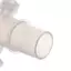 Ống gây mê Đầu nối hình chữ L Vòng khuỷu tay Đầu nối nội khí quản 90 độ Đẹp