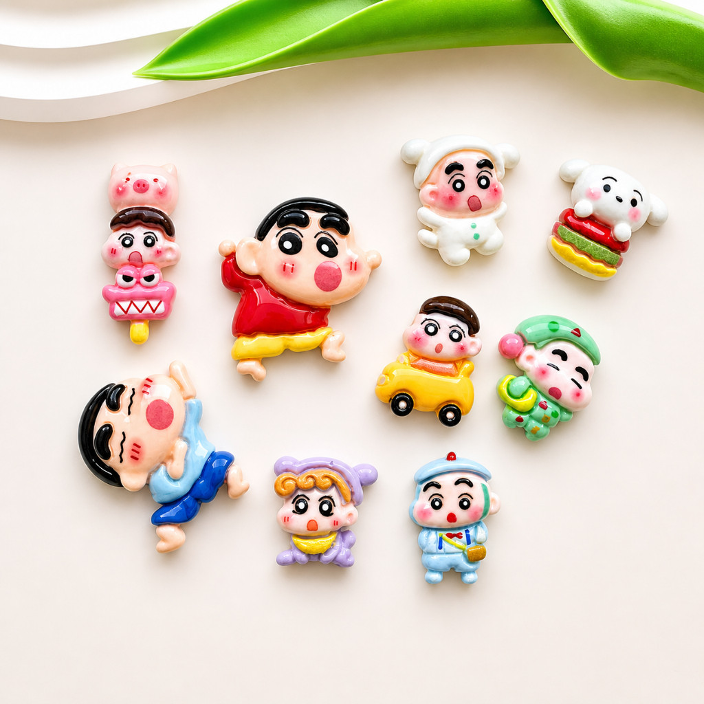 [CHARM ĐỘC QUYỀN]- Set charm Shin quẩy tới bến dễ thương- Shin chan cậu bé bút chì siêu cute ngộ nghĩnh