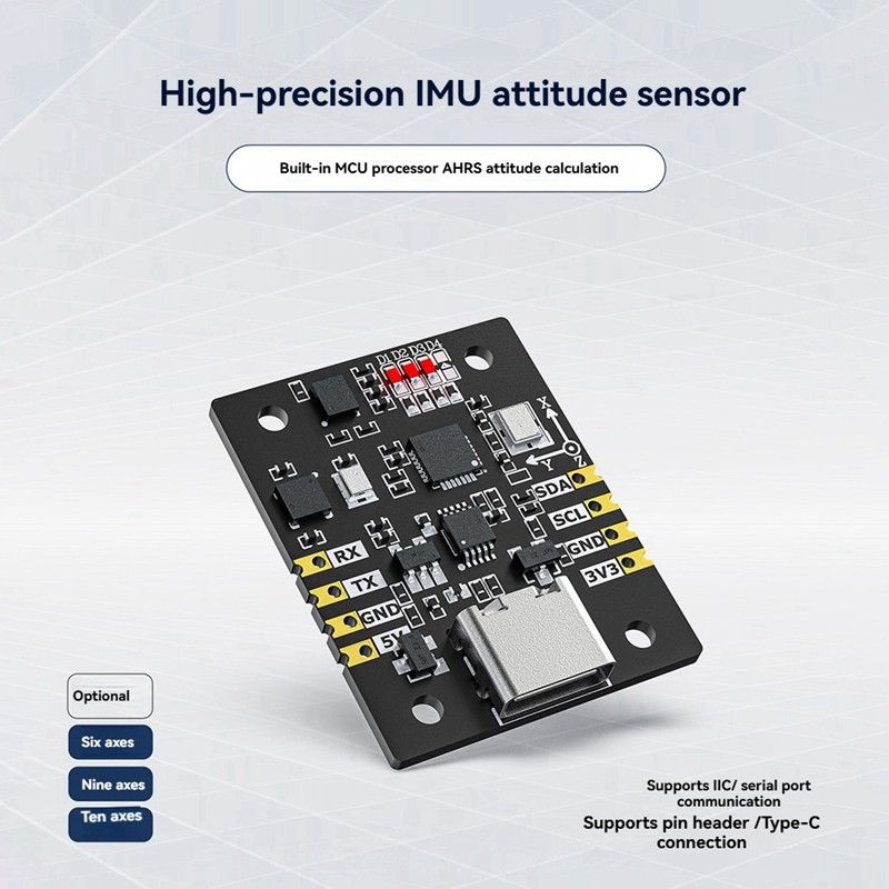Mô-đun cảm biến IMU 10- Hỗ trợ tính toán thái độ AHRS cho Robot ROS
