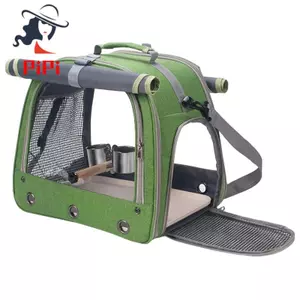Lồng Chim Vẹt Tàu Sân Bay Có Cá Rô Cho Vẹt Xám Cockatiel Conure Đi Bộ Đường Dài Thú Cưng Du Lịch