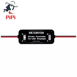 Bộ điều khiển đèn LED ô tô SK-CD0100, nhấp nháy đèn hậu 12V-16V, cho đèn phanh, chống trùng lặp từ 3 lần