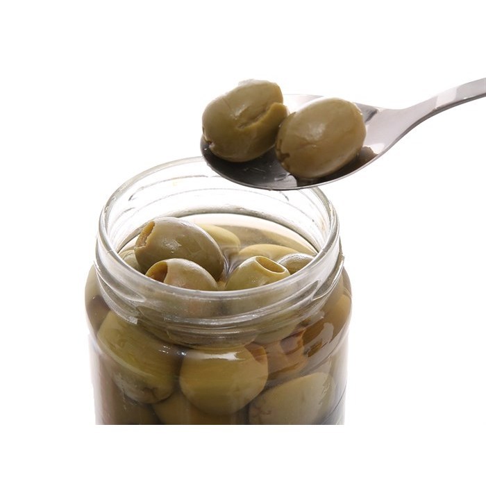 Oliu Xanh Tách Hạt Latino Bella 235g Và 450g, Tách Hạt Giòn Ngon Chuẩn Vị Tây Ban Nha