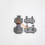 Thích hợp cho Wangjiang AFR125 Xe Tay Ga Xe Máy WL125T-27 Phía Trước Phía Sau Đĩa Phanh Má Ma Sát Miếng Lót