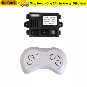 Bộ thu BAMBOOB LB-RX-2.4G, Điều khiển từ xa xe điện trẻ em 6V / 12V, Phụ kiện RC Bo mạch chủ điều khiển LB350-2.4G