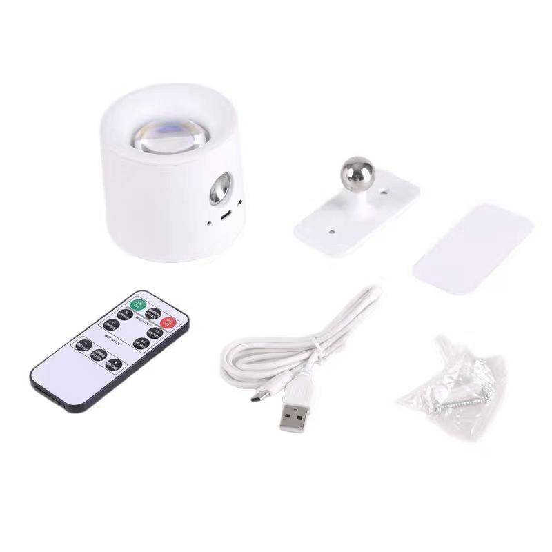 CANAMEK Đèn tường LED từ tính có thể sạc lại Điều khiển từ xa không dây xoay 360 độ cho phòng khách Hành lang phòng ngủ CSF