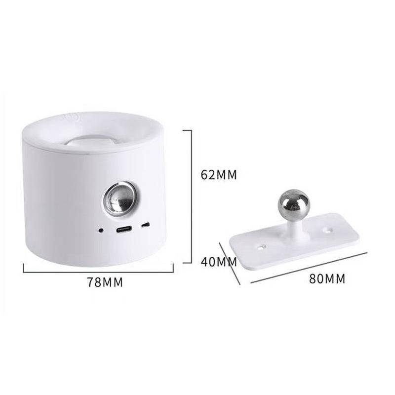CANAMEK Đèn tường LED từ tính có thể sạc lại Điều khiển từ xa không dây xoay 360 độ cho phòng khách Hành lang phòng ngủ CSF