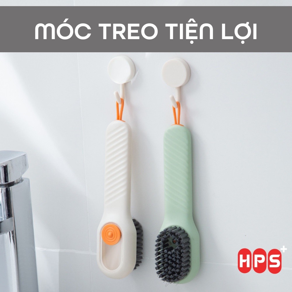 Bàn Chải Cọ Rửa Đa Năng HomeMate 3 Trong 1 Có Bình Chứa Nước Giặt, Bàn Chải Chà Giày Giặt Đồ Cọ Sàn Tiện Lợi