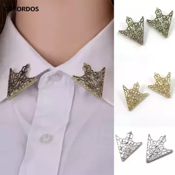 COFORDOS Áo Sơ Mi Tam Giác Cổ Áo Pin, Trang Trí Cổ Điển Trâm Cài, Trang Trí Đầm Rỗng Trang Sức Thời Trang Tinh Tế Cho Lễ Kinh Doanh Tiệc