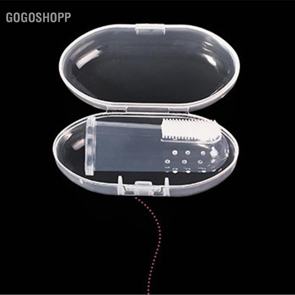 Gogoshopp Bàn chải đánh răng bằng ngón tay cho bé Massage nướu lợi để sử dụng khi đi du lịch