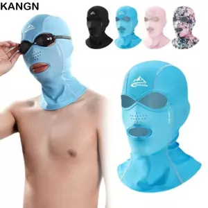 Mũ bơi KANGN, Mũ chống nắng Polyester Spandex, Phụ kiện bơi lội chất lượng cao Bơi lội đi biển