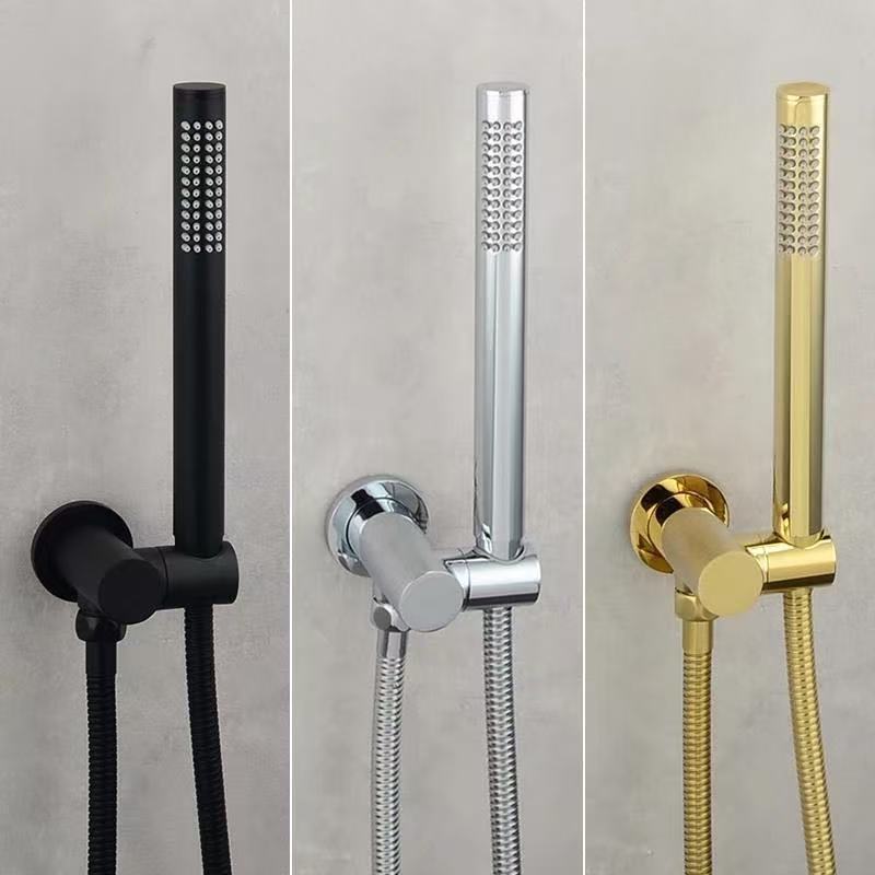Bộ vòi hoa sen giấu kín 304 Phòng tắm khách sạn Nhà vệ sinh Phòng tắm treo tường Bộ vòi hoa sen cầm tay26051805