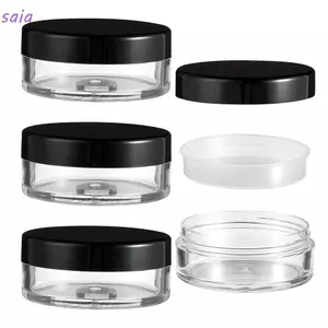 SAIA 10ML / 20ML / 30ML Hộp đựng bột rời, Bột rời có thể tái sử dụng bằng nhựa nhỏ gọn, rỗng không rò rỉ với hộp đựng bột du lịch Sifter co giãn cho du lịch