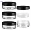 SAIA 10ML / 20ML / 30ML Hộp đựng bột rời, Bột rời có thể tái sử dụng bằng nhựa nhỏ gọn, rỗng không rò rỉ với hộp đựng bột du lịch Sifter co giãn cho du lịch
