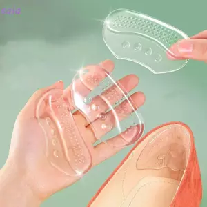 SAIA Miếng Dán Gót Chân Silicon, Chăm Sóc Bàn Chân Chống Mài Mòn Trong Suốt Tay Cầm Đế Lót, Giảm Đau Thời Trang Tăng Silicon Lót Giày Nữ