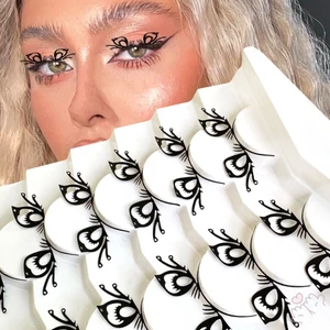 Halloween Wispy Fake Lash - DIY Anime Full Strip Lash cho các bữa tiệc