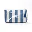 Túi đựng mỹ phẩm FAVORITEGOODS, Túi lưu trữ Polyester PVC, Họa tiết sọc hợp thời trang Túi trang điểm màu Dopamine dung tích lớn Du lịch