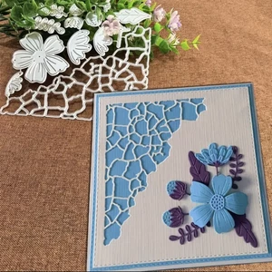 Lưới Hoa Kim Loại Thép Carbon Cắt Khuôn Handmade DIY Album Ảnh Thiệp Chúc Mừng Cắt Chết Giấy Thủ Công Sổ Lưu Niệm Dập Nổi Khắc Bản Mẫu