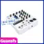 Guansfs Bàn điều khiển trộn 4 kênh Eujgoov nhỏ gọn có Bluetooth USB MP3 Hiệu ứng DSP Nguồn ảo 48V XLR 6,35 mm 3,5 mm Đầu vào để phát trực tiếp Ghi âm karaoke tại nhà (Trắng)