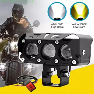 Đèn lái xe Tuổi thọ 50000 giờ 6000LM Đầu ra Lumen Đồ dùng đa năng cao