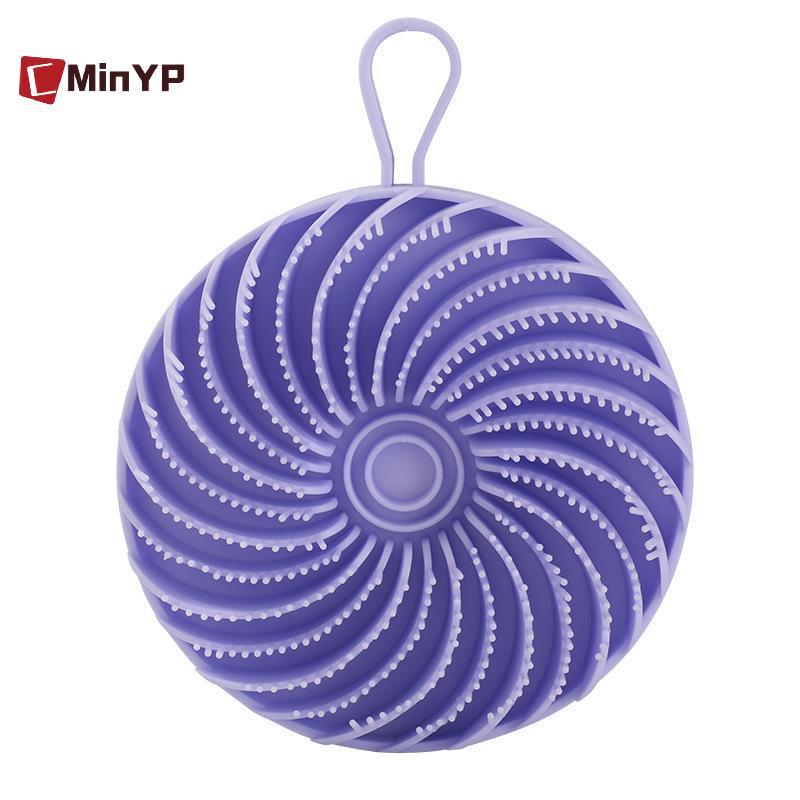 CMinYP Silicone Body Scrubber Bàn chải tắm hai mặt Loofah, Máy chà sàn tắm và máy mát xa da đầu Bàn chải dầu gội cho trẻ em Nam nữ vinh quang