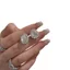 Bông Tai Sang Trọng Phong Cách Trung Hoa Với MãNão Kẻ Sọc và Zircon